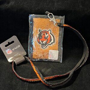 Cincinnati Bengals Bling Lanyard NWT OS